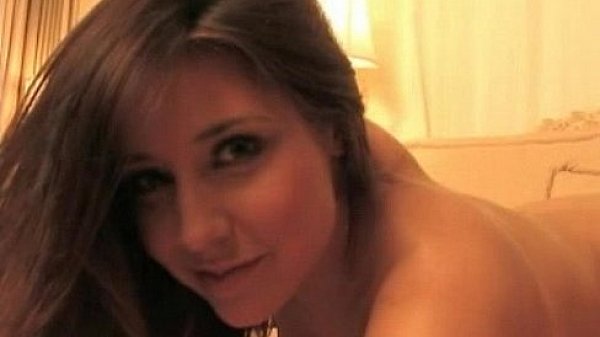 erica rubs tits on bed 