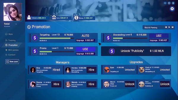 Game about sexy girl 