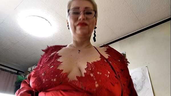 Play MP4 - Mature Slut Goddess in red lingerie sucks cock and fucks leisurely&period;&period;&period; Hot footjob and many other&excl;