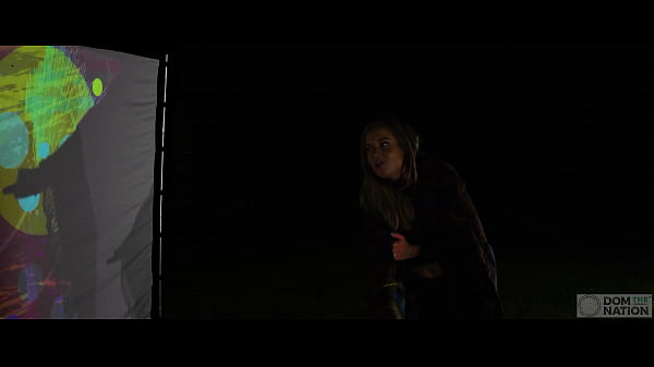 Graphic Anal_Submission submissive anal goddess Rory_Knox suffers forher sadistic dominant while making graphic art_a documentary session filmed outside in_nature at night