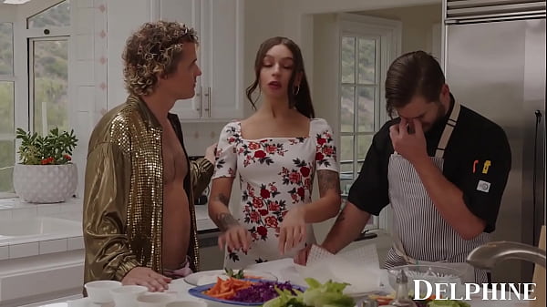 Delphine films cooking show