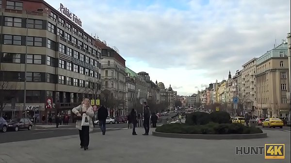 HUNT4K. Prague pickup and passionatesex for cash with hot brunette