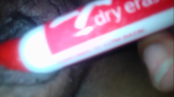 putting amarker_in my pussy