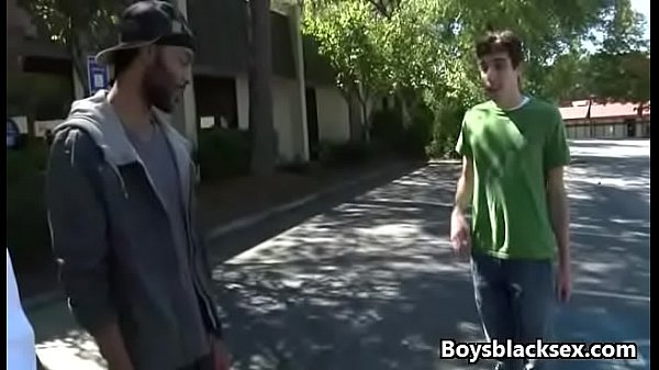 White Twink Suck Black Cock And Get Ass Fucke By Black Gay Dude 08 