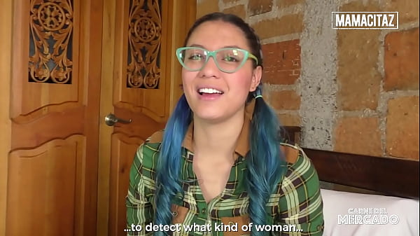 Play MP4 - Colored Hair Latina Blue Maria Picked Up For Hot Fuck After Sucking Stud's Cock - CARNE DEL MERCADO