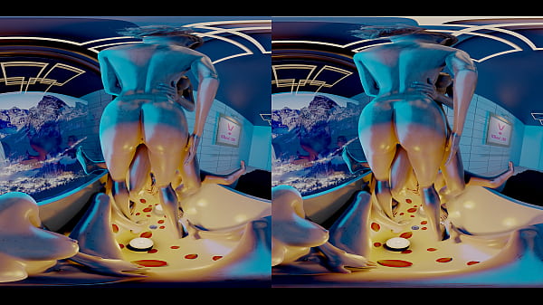 VReal 18K Claire_and Ada_grinding on a tub with_Jill and_Ashley_masturbating Resident Evil parody