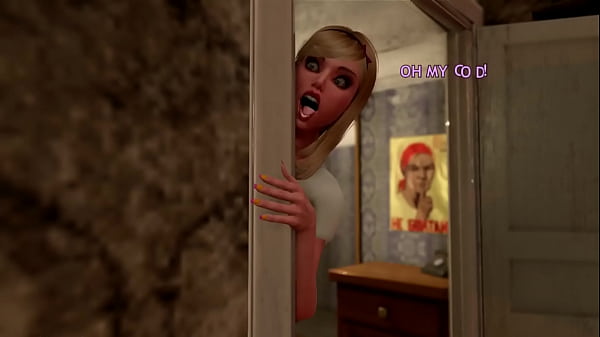 3D Shemale MILF and Guy have Sex, and Horny catches.. Hot Family Secret 