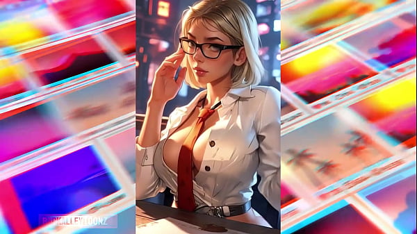 Thick anime beauties take the block in an ai animated photoshoot 