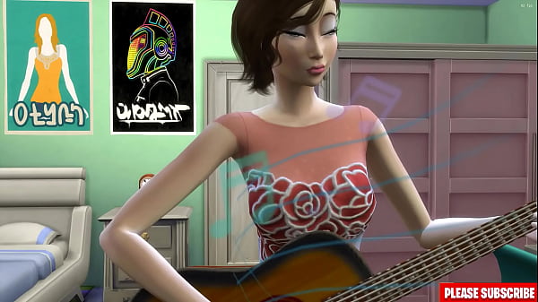 Play MP4 - Asian step sister fucks step brother after sharing bed waking to him up bored sucking his cock with condom