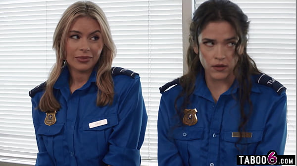 TSA agents punished with anal fisting by their_MILF boss