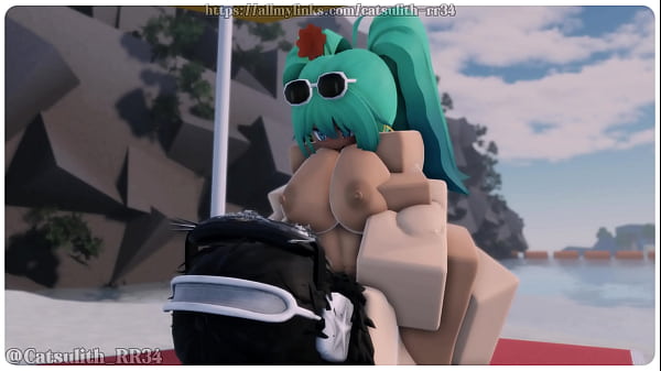 Brazilian Miku gets fucked on the beach_in roblox Req1 512 25