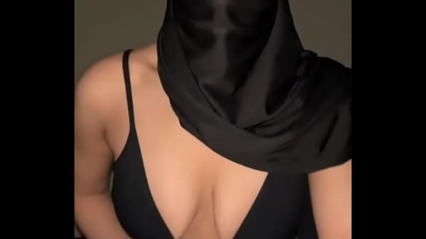 Solo hijab tease &bull; muslim girl grabs her arab boobs like a nasty tit hungry slut 