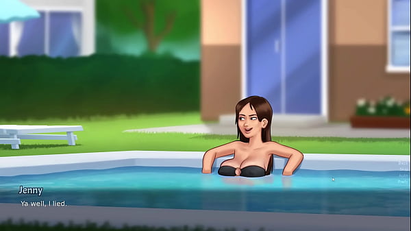 Dominant busy woman fuck pool boy 