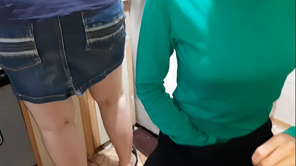 We masturbate from behind our stepmom while she washes the dishes 