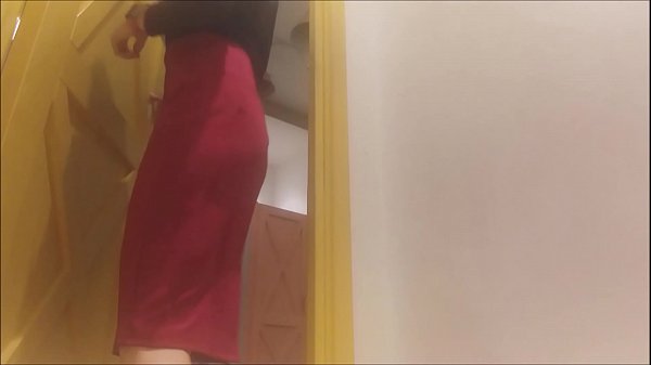 What do the girls do when they are in the fitting rooms