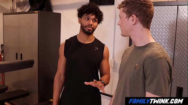 Designer Stepdad Crushes his Gay Curious Boy 