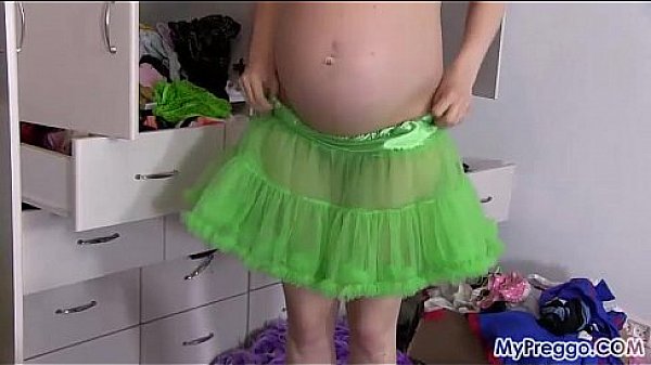 Pigtail Pregnant Anny Wardrobe Fun | MyPreggo.com 