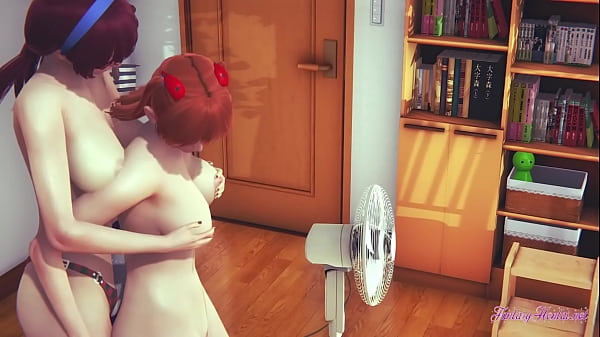Play MP4 - Evangelion Hentai Yuri 3D - Mari do a cunnilingus and rubs boobs to Asuka - Japanese Asian Manga anime game cartoon porn lesbian animation