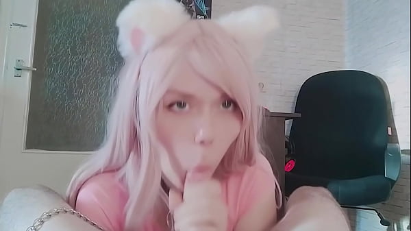 Play MP4 - Pet The Catgirl and fed her with Cum