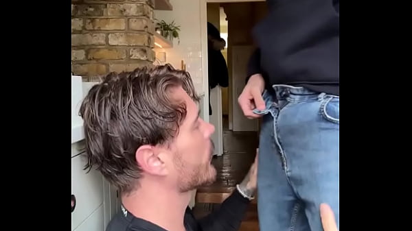 Hot daddy fucking hard throat of british pornstar Josh Moore