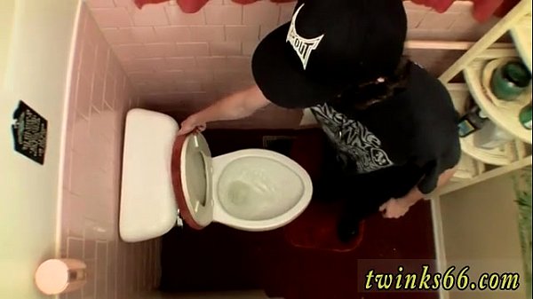 Gay sucks small uncut dick Unloading In The Toilet Bowl