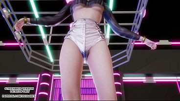 [MMD]  HWASA - NA - Akali Sexy Kpop Dance League of Legends Hentai Uncensored 4K 60FPS