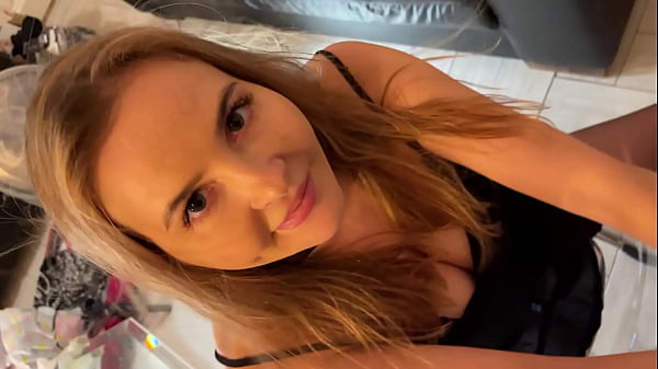 Try on_Haul with all natural big boobs_big ass_cute girl turns_out a porn casting