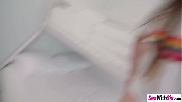 Play MP4 - Stepsis Winter Jade rode a pillow and big hard cock while stepbrother recorded her