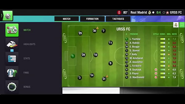 Uneunion soviétique Sauvage a écrasé unpetit club espagnol