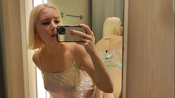 Play MP4 - Risky Masturbation In The Fitting Room&period; What Happens If I Get Caught Public Dildo Fucking