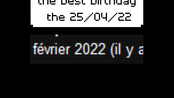 l'anniversaire du bonheure 