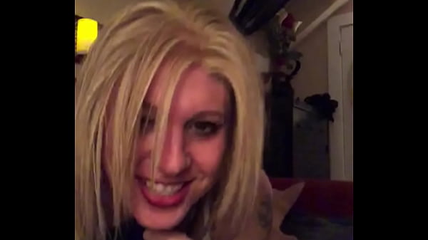 Amateur blonde Stephanie Clover is horny before bed 