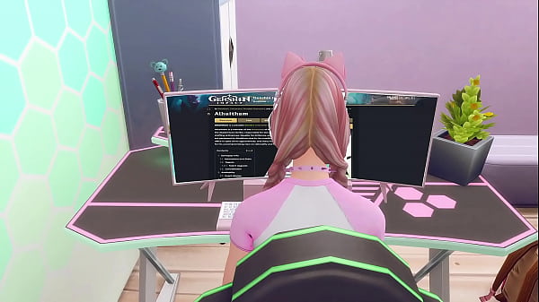 Nonton Lustful Stream Blogger Got Hard Anal Sex From Al Haytham From Genshin Impact Sims Me Hentai Sfm thumbnail