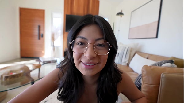 Big titty step sis show me a real blowjob SWALLOWS HUGE CUMSHOT - Cami Strella & Lev Lieben 