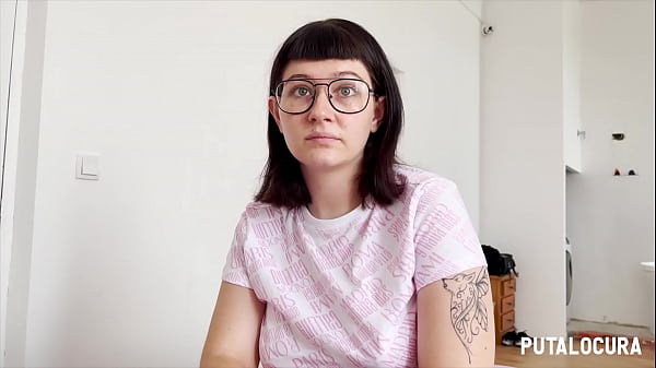 PutaLocura - La guapa jovencita Meraki cabalgando la polla de Torbe y tragando lefa 