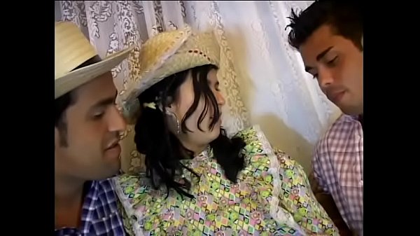 Play MP4 - Young brunette nympho with big jugs Carolina Sampaio wants to try sex with two well-stuffed country studs before she goes away to her future husband