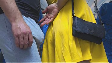 Nonton Groped Inside Bus! Stranger Cums Hard While She Stroke His Long Dick thumbnail