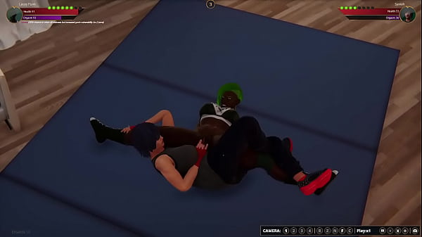 Lacey Punk VS Saniah_Naked Fighter 3D