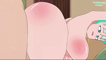 Bulma naked on the bed wants sex.Dragon Ball Super: Beerus hentai
