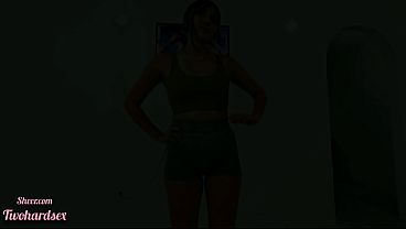 I Helped My Stepsister Exercise, Ending With Sex And Her Pussy Of Semen. thumbnail