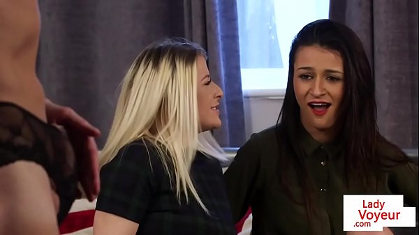 Stunning uk duo humiliating stranger