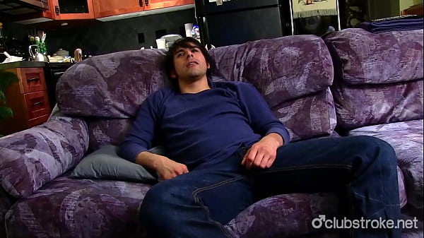 Excited Brunette Amateur Straight Guy Derek Mckenzie Wanking His Large Schlong Well thumbnail