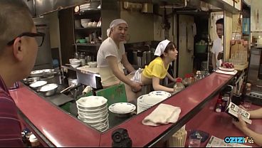 In this bakery she was working casually and later hercoworkers cum on her face