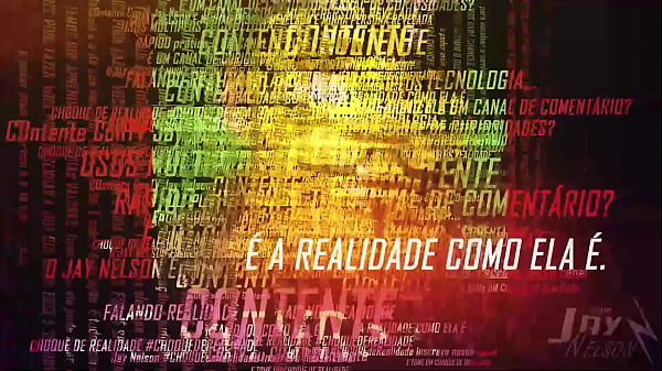 O Contente pondo o pau na mesa e mostrando o rosto 
