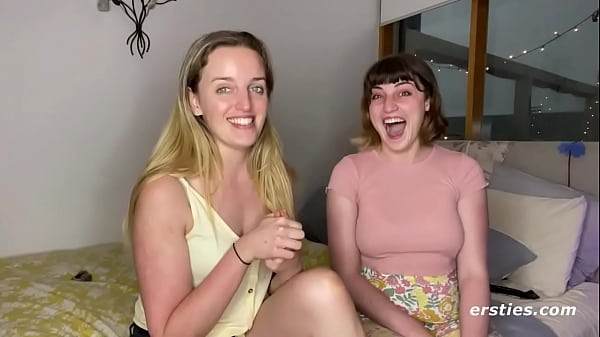 Lesbian Couple Play in theLibrary