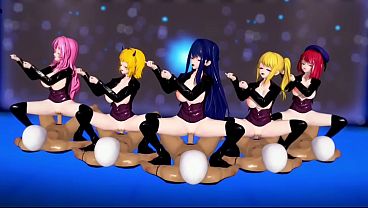 Mmd 7pupu sex ai oshino kana ruby mem cho
