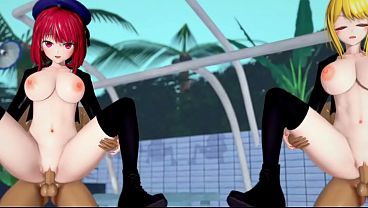 Mmd 7pupu sex ai oshino kana ruby mem cho