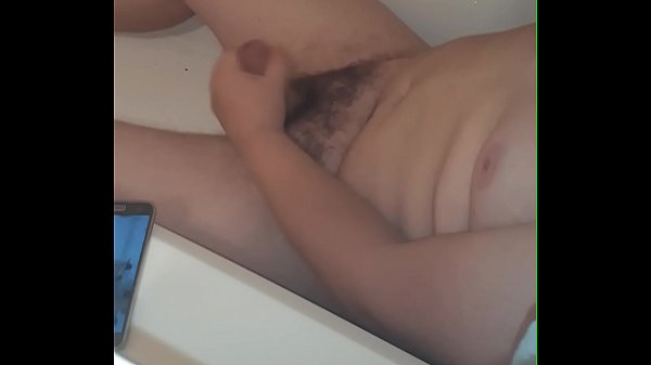 Milking myself to legs shaking in_the tub