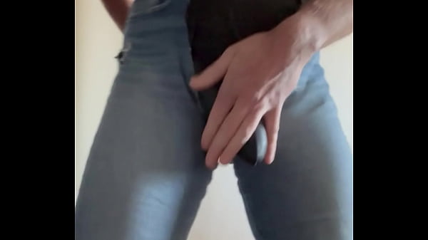 Handjob in special jeans suck my cock 
