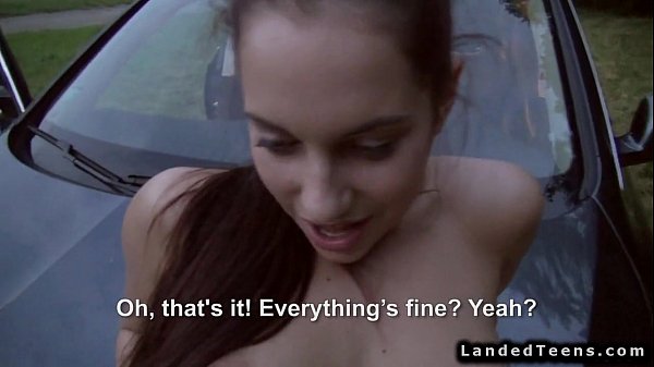 European teen_hitchhiker fucking on the_hood